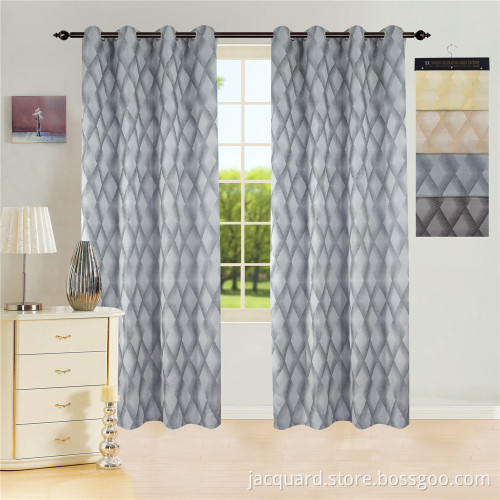 Tirai Jendela Jacquard dengan Tirai 8 Grommet